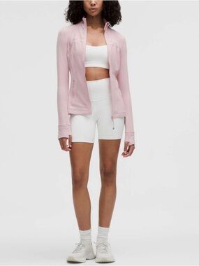 Lululemon Define Jacket Nulu Porcelain Pink POIK Size 12 NWT Sold Out